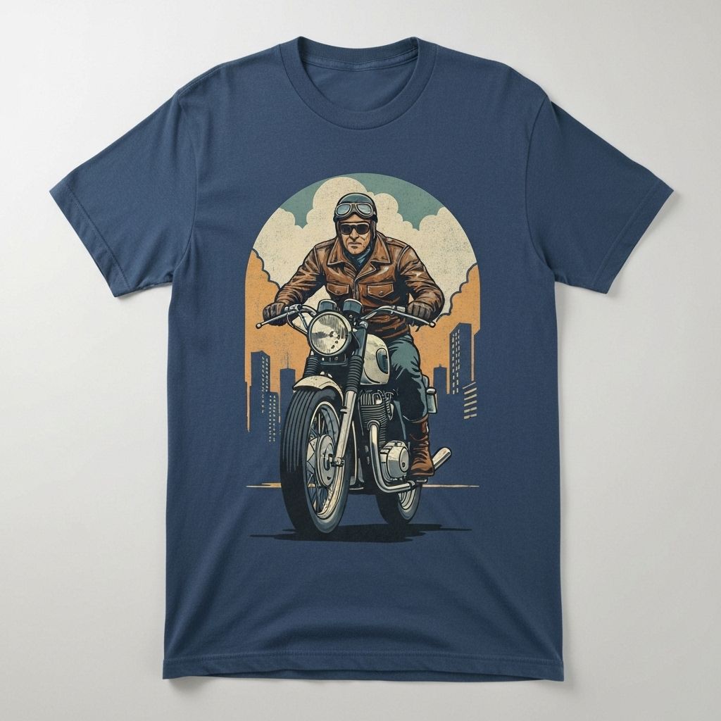 Polera Vintage Rider